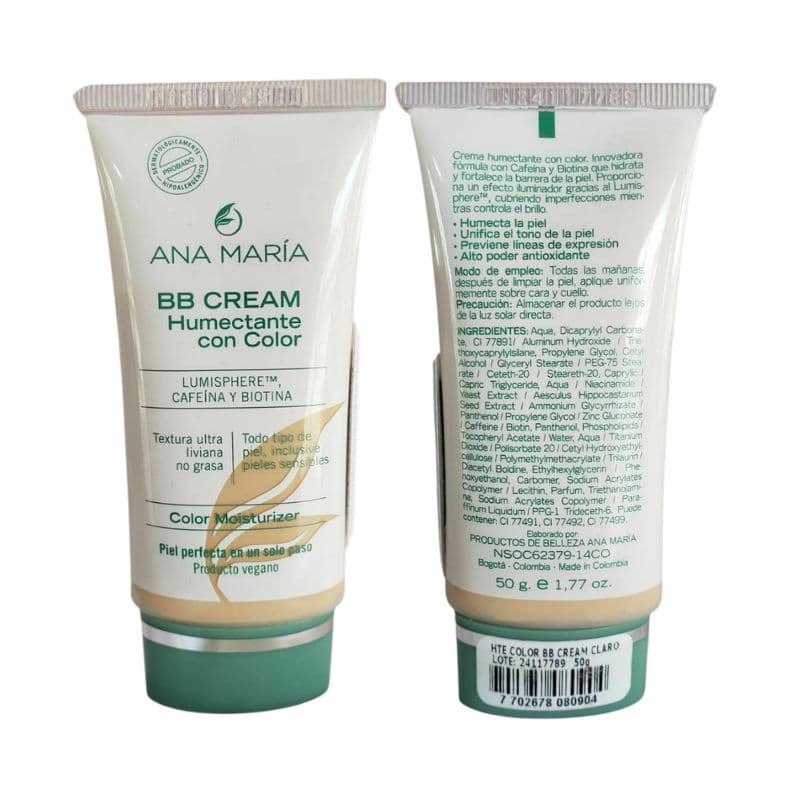 Humectante con color BB Cream Ana María