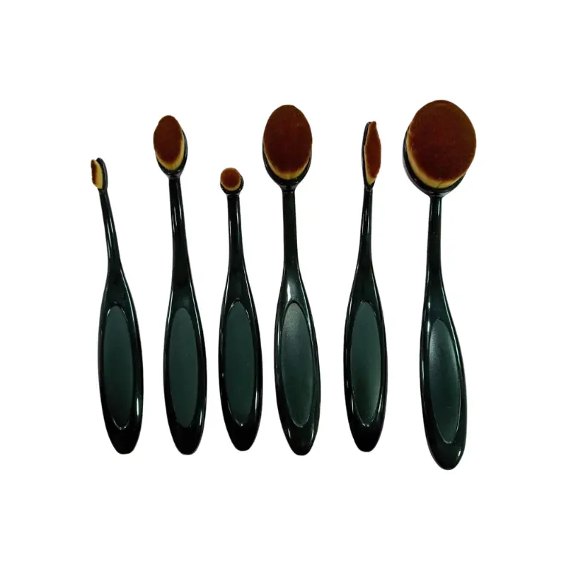 KIT DE BROCHAS NEGRA X 6 PCS