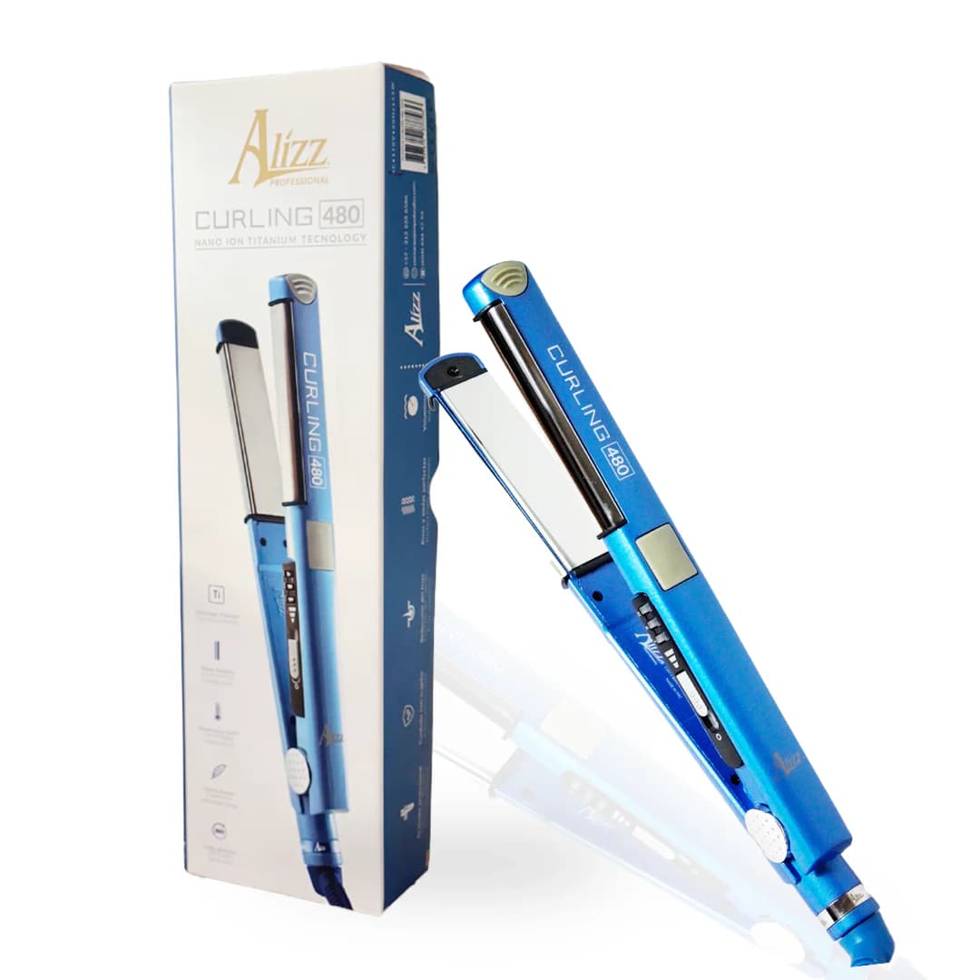 Plancha Alizz Curling 480 Nano Ion Titanium