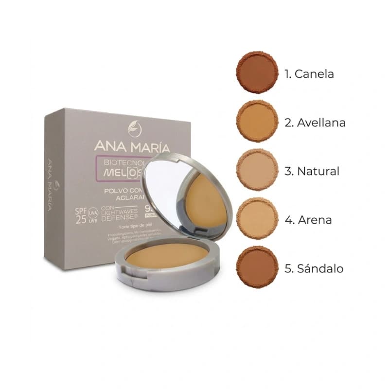 POLVOS COMPACTOS ANA MARIA ACLARANTE