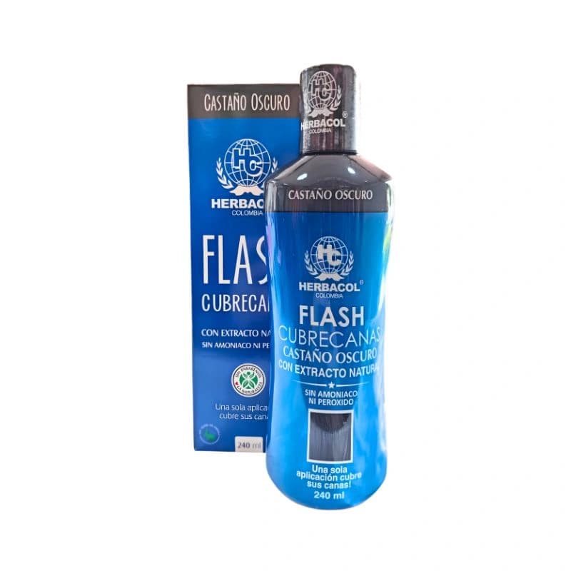 FLASH CUBRE CANAS HERBACOL CASTAÑO OSCURO